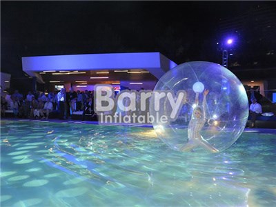Customized Clear Inflatable Water Walking Ball,LED Dancing Walking Ball BY-Ball-007